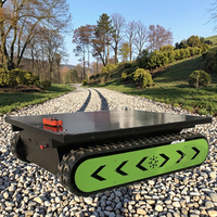 Châssis de chenille de plate-forme mobile tout-terrain Châssis de robot de charge hybride Garantie 1 an Origine du Shandong