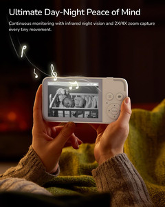 Monitor de Bebé ODM de Fábrica de Shenzhen, Pantalla de 2.8 Pulgadas, el Más Vendido para Comercio Electrónico, Monitor de Bebé con Video sin WiFi - Product Image 5