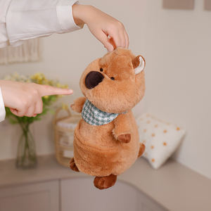 Peluche Quokka australiano bonito y personalizado, peluche de ratón de cola corta, muñeco de peluche <span class=keywords><strong>canguro</strong></span> marrón - Product Image 6
