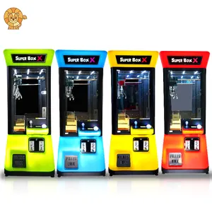 Manufaktur Direkt Super Box X Münz betriebene Fang puppe Big Claw Machine Prize Machine Claw Crane Game