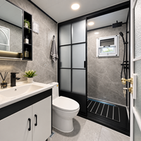 Conteneur préfabriqué pliable extensible de 20 pieds, maison à 2 étages pour utilisation en extérieur