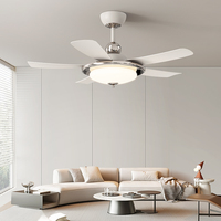 Nouveau 2026 – Ventilateur de plafond LED de luxe 52 pouces avec éclairage et lampe, prix usine