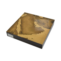 Maßgefertigte Holzkisten Hochwertige Dunkle Holz-Buchbox mit Lasergraviertem Logo und Geprägten Details Dekorative Individuelle Holzkisten