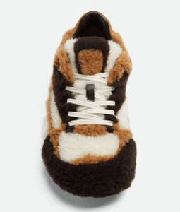 BV Bottega Premium Genuine Leather Upper Shearling Plush Retro De Trainer Shoes Non-slip Wear-resistant Gum Sole Unisex Winter - Product Image 5