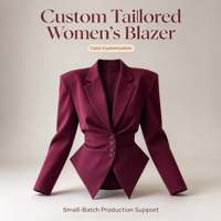 Blazer asymétrique à manches longues pour femme, coupe ajustée, élégant, couleur unie, pour le bureau, veste professionnelle Sehe Fashion