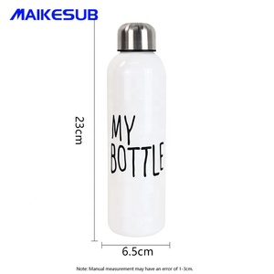 Bouteille de sport de bonne qualité de 500ml, carafe à boire étanche, bouteille d'eau de <span class=keywords><strong>motivation</strong></span> d'un gallon, matière plastique - Product Image 3