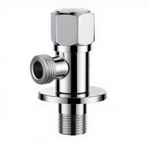 Accessoires de robinet d'angle en acier inoxydable 304, robinet simple épaissi pour la maison, interrupteur de douche pour l'eau, l'huile, le gaz - Product Image 1