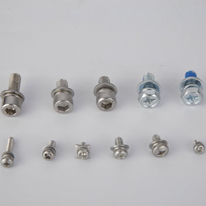 Stainless Steel <b>Screws</b> 304 <b>Round</b> <b>Head</b> Cross Drive Partially Threaded Custom Made Fasteners For Tighten Applications - Product Image 2
