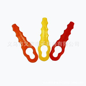 Rotary Lawnmower Blades L70 Gourd Shaped Plastic Manual Push Reel Mower Parts Red Orange Yellow - Product Image 3