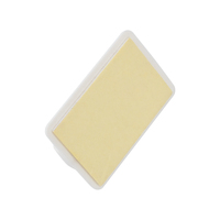 Lot de 3 crochets adhésifs en PP sans dommage, 34x53mm, supports muraux rectangulaires pour dortoirs et locations, 1.3x2.1 pouces, à utiliser sur les murs secs