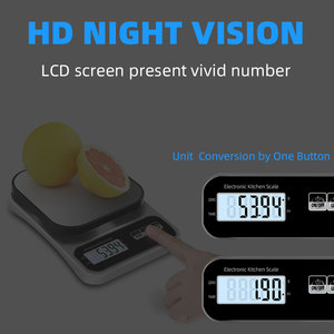 Báscula electrónica <span class=keywords><strong>Digital</strong></span> para alimentos, balanza de cocina con batería recargable - Product Image 3