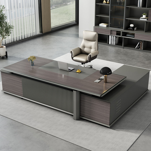 Meuble de bureau en bois de luxe personnalisé, classeur à panneaux, rangement moderne multifonctionnel convertible pour bureau à domicile et école - Product Image 6