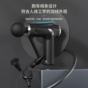 Pistolet de massage électrique triangulaire transfrontalier pour relaxation musculaire profonde, massage du cou et des épaules, rechargeable USB au lithium - Product Image 2