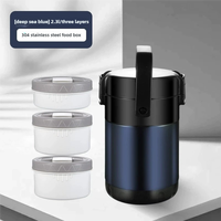 Offre Spéciale Carry-all Thermos Food Jar Isolation multicouche 304 Boîte à bento en acier inoxydable Boîte à lunch thermique