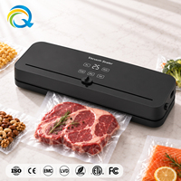 QH-5251 Scelleuse sous vide électrique automatique portable 110W, modes sec et humide, machine de mise sous vide pour la conservation des aliments à la maison et en cuisine