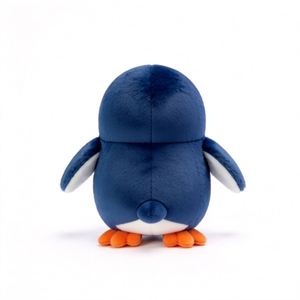 Vente directe d'usine, adorable peluche pingouin bleu-blanc classique, peluche personnalisée, peluche avec logo personnalisé - Product Image 4