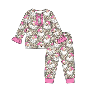Vêtements d'automne pour bébés filles, ensemble pantalon à manches longues avec nœuds et citrouilles - Product Image 6