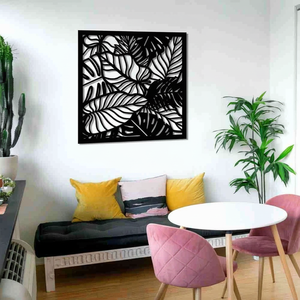 ภาพศิลปะแผ่นเหล็กติดผนังโรงแรมงานแฮนด์เมดประดับตกแต่งบ้านทรงสี่เหลี่ยมสำหรับตกแต่งสำนักงานกลางแจ้งและห้องนอน - Product Image 1