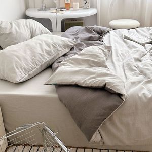 4-Mảnh 100% Cotton Dệt Bền Châu Âu Mỹ Phong Cách 4-Mùa Bộ Đồ Giường Bộ Thoải Mái Ánh Sáng Trọng Lượng Duvet Bìa Cho Nhà - Product Image 4