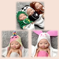 Muñeca Reborn Realista, Muñeca Bebé Recién Nacido, Mini Juguete Bonito para Niñas y Niños, Regalo de Halloween, Navidad, Cumpleaños, Venta al por Mayor