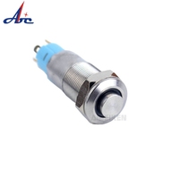 Interruptor de botón de bloqueo automático impermeable, serie D IP 67 IK10, con luz iluminada