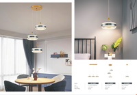 Neue Moderne LED-Pendelleuchte für Esszimmer mit Fernbedienung, Höhenverstellbar, Mittlere Größe für Wohnraumdekoration