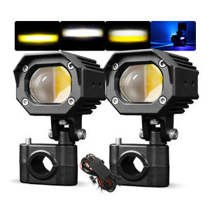 Feu antibrouillard à LED pour <span class=keywords><strong>moto</strong></span> avec DRL jaune bleu <span class=keywords><strong>orange</strong></span> tricolore en option pour <span class=keywords><strong>moto</strong></span> tout-terrain - Product Image 1