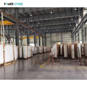 पावर स्टोन क्रायट ग्रे कृत्रिम संगमरमर पत्थर पॉलिश सतह और काउंटरटॉप सस्ते मूल्य PMM008-3 - Product Image 3