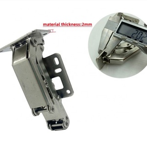 Bisagras de gabinete de alta resistencia sin marco de 170 grados con cierre suave y amortiguador oculto Lazy Susan para gabinetes de esquina de cocina y sala de estar - Product Image 6