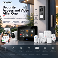Système d'alarme de sécurité domestique intelligent Tuya série P500, WiFi 4G, écran tactile 4,3 pouces, panneau d'alarme sans fil, 433 MHz, 868 MHz, LORA