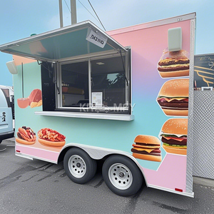 Remorque de restauration mobile 2025 entièrement équipée pour l'extérieur – Chariots mobiles pour bière, glaces et café – Remorques alimentaires entièrement équipées - Product Image 1
