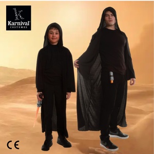 Disfraz <span class=keywords><strong>de</strong></span> Cosplay <span class=keywords><strong>de</strong></span> Noches Místicas Geniales <span class=keywords><strong>de</strong></span> Carnaval ODM al por Mayor, Disfraz <span class=keywords><strong>de</strong></span> <span class=keywords><strong>Halloween</strong></span> para Todos los Festivales, Túnica Negra con Capucha <span class=keywords><strong>de</strong></span> Poliéster, Talla Única, Película <span class=keywords><strong>de</strong></span> Televisión - Product Image 1