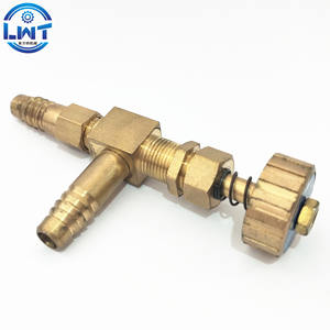 Vanne à aiguille à ressort en laiton en gros, vanne de régulation à angle droit, vanne de régulation en forme de pagode, vanne de contrôle de débit - Product Image 4
