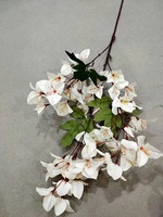 Branche d'arbre artificielle de Bougainvillea Spectabilis, Bougainvillea Glabra pour la décoration de Noël, de la rentrée scolaire et du Nouvel An chinois