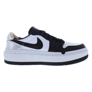 Nike Air Jordan 1 Elevate Low SE pour femme, baskets argentées métallisées/noir/blanc, amorti doux et lumineuses pour l'automne - Product Image 3