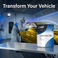 Peinture automobile acrylique en aérosol 1K Basecoat Transparent Jaune Fer Liquide Peinture de retouche automobile