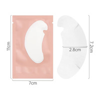 Patchs hydrogel réutilisables pour extensions de cils, bandes hypoallergéniques pour extensions de cils, forte adhérence sans retraitement