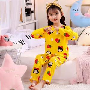 Ventes en gros de pyjamas pour enfants respirants en 2 pièces, style décontracté, pour le printemps - Grande variété de styles - Product Image 3