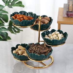 Artistic Epoxy Resin Sculpted Figurine for Home Decor Hotel Use Dried Fruit Sugar Nut Snacks - Product Image 2