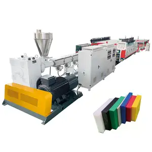 Single Screw Extrusion Plastic Thick PP PE ABS PS PC PMMA Panel Board Extruder Machine