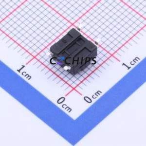 TS6645TPFS Tactile Switch SMD Switch Single Pole Single Throw Round Button 2.5N Vertical Mount - Product Image 2