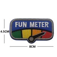 Parche Bordado con Velcro de Suck Meter Fun Meter, Parche de Suck Meter