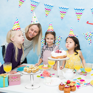 Soporte de <span class=keywords><strong>disco</strong></span> de pastel redondo de acrílico transparente a medida, soporte de exhibición de postre de Pizza desmontable para magdalenas, decoración de pasteles de fiesta de boda - Product Image 6