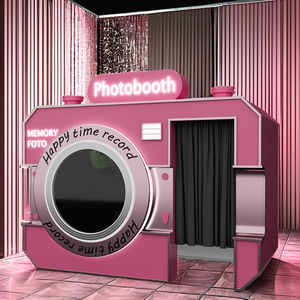 บูธภาพถ่าย LED พร้อมกล้อง, บูธภาพถ่ายขนาดบางพิเศษใช้บัตรเครดิตเซลฟี่ - Product Image 5