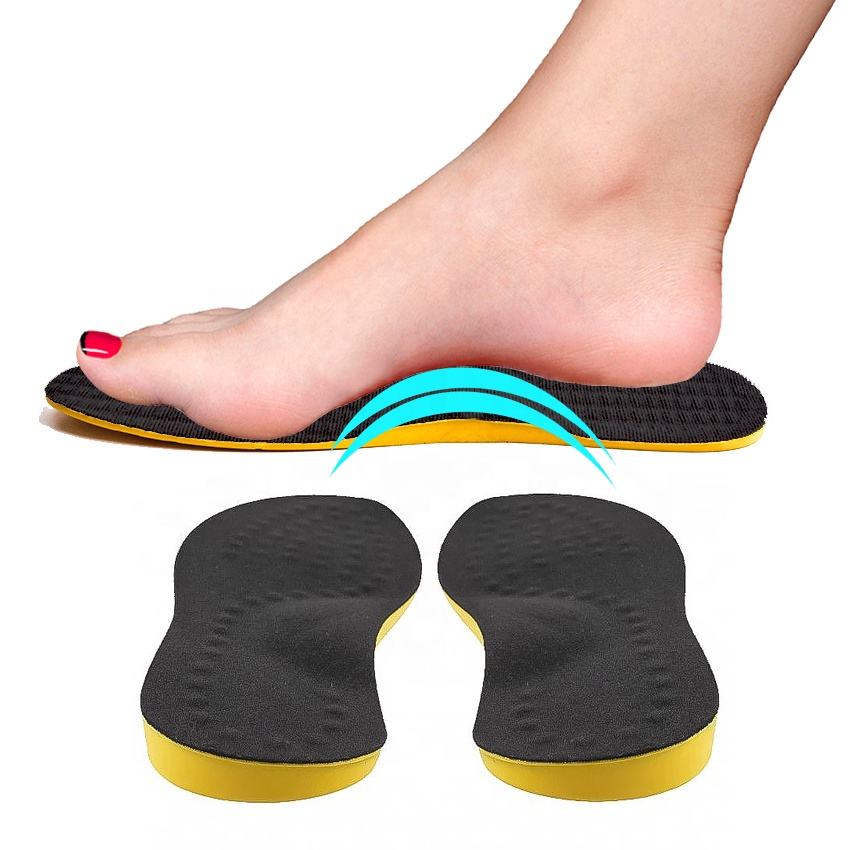 MediFootCare Washable Orthopedic Shoes Insoles Heel Lift Arch