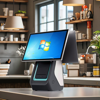 Système Android tout-en-un pour restaurant Imprimante 58mm Impression d'étiquettes à écran tactile Nouveau terminal de paiement pour l'hôtellerie et la vente au détail