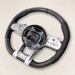 <span class=keywords><strong>Volant</strong></span> de direction amélioré, accessoires de <span class=keywords><strong>voiture</strong></span> pour <span class=keywords><strong>Mercedes</strong></span> Benz W204 W205 C200 C260 C43 C63, <span class=keywords><strong>volant</strong></span> en fibre de carbone personnalisé - Product Image 3