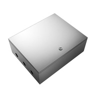 Boîte de distribution en acier inoxydable avec porte hermétique, construction métallique, protection IP55, étanche