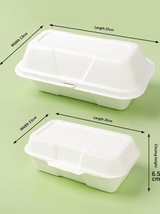 Boîte à hot-dogs en papier compostable écologique, emballage alimentaire jetable biodégradable pour snack-bar, café, service à emporter - Product Image 6