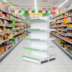PFT PFT-01 Venta Directa de Fábrica, Estanterías Metálicas de Góndola para Supermercado de Alta Resistencia y Excelente Calidad, con Recubrimiento de Polvo Epoxi, Rápido - Product Image 1